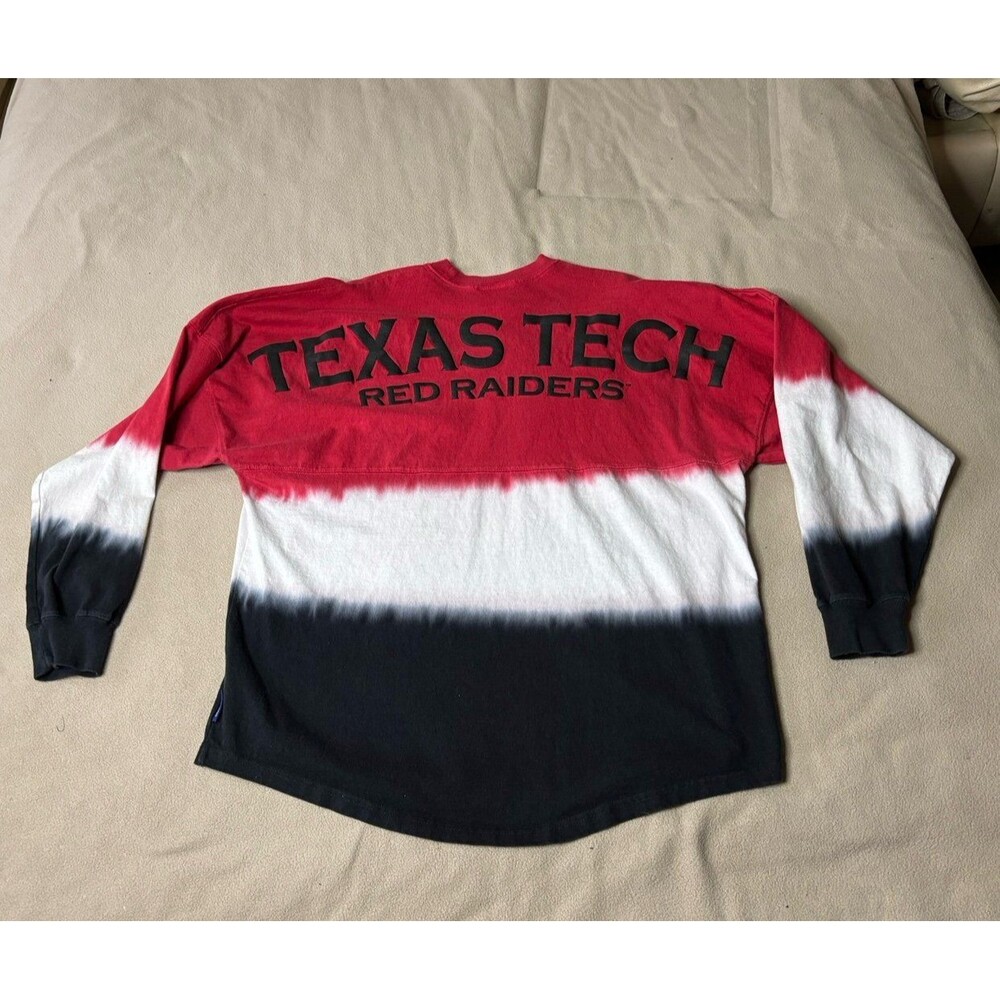 Texas Tech University Red Raiders Long Sleeve Spirit Jersey Shirt Size Small S